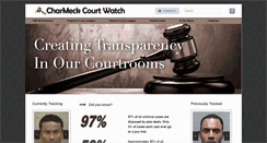 Desktop Screenshot of charmeckcourtwatch.org